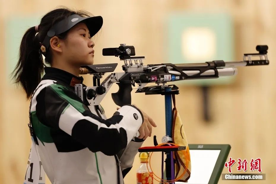 四位00后射击新星黄雨婷、韩佳予、盛李豪、杜林